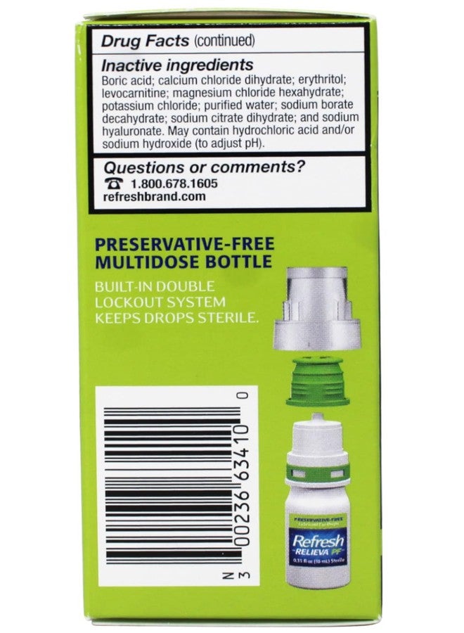 ريفريش قطرات ريليفا المرطبة للعين الخالية من المواد الحافظة للعيون الحساسة، 10 مل (0.33 أونصة سائلة) - عبوة من 3 قطع - Image 4